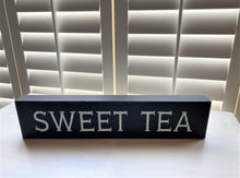 TIME FOR SOME "SWEET TEA" GORGEOUS, BLACK/IVORY WOOD WALL DECOR