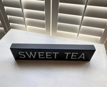 TIME FOR SOME "SWEET TEA" GORGEOUS, BLACK/IVORY WOOD WALL DECOR