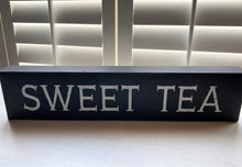 TIME FOR SOME "SWEET TEA" GORGEOUS, BLACK/IVORY WOOD WALL DECOR