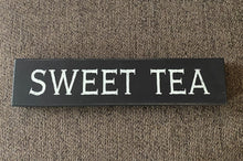 TIME FOR SOME "SWEET TEA" GORGEOUS, BLACK/IVORY WOOD WALL DECOR