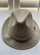 VINTAGE DORFMAN PACIFIC FEDORA--HEAVYWEIGHT AND BEAUTIFUL/SUBTLE PLAID PATTERN