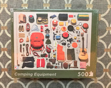 500-PIECE FRESH AND MODERN PUZZLE--STUNNING, ARTFUL PHOTOGRAPHY WITH CAMPING-RELATED ITEMS (MADE IN THE USA!)