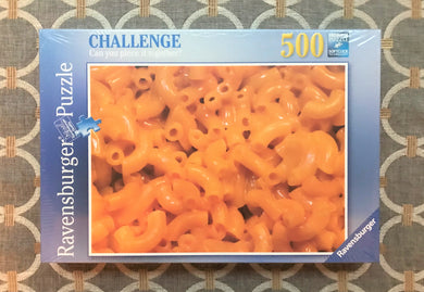 500-PIECE PUZZLE DID SOMEBODY SAY MAC AND CHEESE? YES, PLEASE!