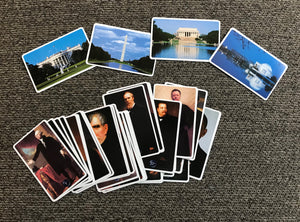 48-CARD U.S. PRESIDENTS FLASH CARDS SET