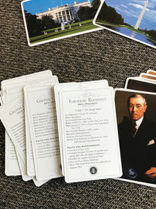 48-CARD U.S. PRESIDENTS FLASH CARDS SET