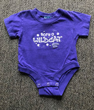 6-MONTH "BORN A WILDCAT" PURPLE KANSAS STATE BABY BODYSUIT