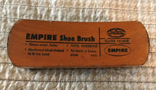 LARGE VINTAGE "SILVER HORSE EMPIRE" SHOE BRUSH