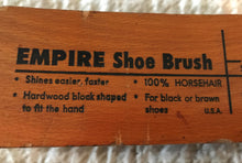 LARGE VINTAGE "SILVER HORSE EMPIRE" SHOE BRUSH