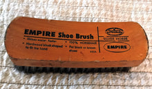 LARGE VINTAGE "SILVER HORSE EMPIRE" SHOE BRUSH