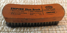 LARGE VINTAGE "SILVER HORSE EMPIRE" SHOE BRUSH