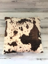 EXTRA-PLUSHY COWHIDE-PRINT THROW PILLOW