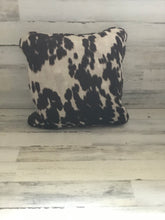 MOO-VELOUS, HIGH-STYLE, COWHIDE-PRINT THROW PILLOW