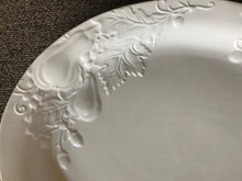 THE MOST MASSIVE,  ALL-WHITE, OVAL HOLIDAY PLATTER (SUPER-STURDY/STONEWARE)