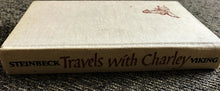 "TRAVELS WITH CHARLEY" BY JOHN STEINBECK (VINTAGE HARDCOVER BOOK DECEMBER 1962 TENTH PRINTING)