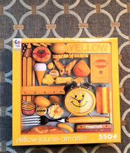 550-PIECE ARTSY PUZZLE:  SUPER-FUN YELLOW, YELLOW, YELLOW, AND MORE YELLOW