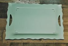 OH-SO-PRETTY LIGHT MINT-GREEN LENOX MELAMINE INDOOR/OUTDOOR SERVING TRAY (MADE IN THE USA!)