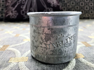 VINTAGE "DARLING" BABY'S TIN TRAINING CUP