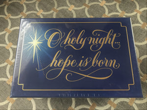 BOXED HALLMARK HANDMADE, RELIGIOUS CHRISTMAS CARD ASSORTMENT (BARGAIN PRICE)