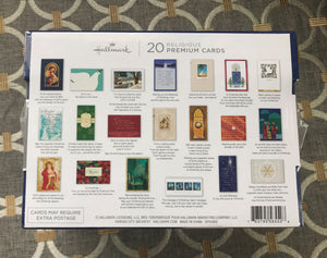 BOXED HALLMARK HANDMADE, RELIGIOUS CHRISTMAS CARD ASSORTMENT (BARGAIN PRICE)