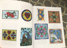 "STAINED GLASS COLORING FOR EVERYONE" HOLIDAY (OR YEAR-ROUND) ANTISTRESS COLORING BOOK