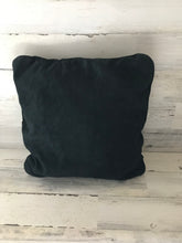 BLACK, SMALLER, SUEDE LEATHER EXTRA-SOFT VINTAGE THROW PILLOWS