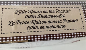 LITTLE HOUSE ON THE PRAIRIE 1880S DISHWARE SET DOLL ACCESSORIES (MADE BY QUEEN'S TREASURES)