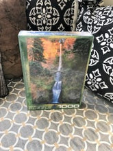 1,000-PIECE LOCATION! LOCATION! GORGEOUS MULTNOMAH FALLS, OREGON PUZZLE (MADE IN THE USA!)