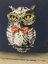 "DR. OWL" (PROFESSOR OF CAMPUS SOPHISTICATION) THROW PILLOW