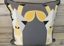 TWINSIES! TWO BABY GIRAFFES THROW PILLOW (DESIGNER)