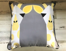 TWINSIES! TWO BABY GIRAFFES THROW PILLOW (DESIGNER)