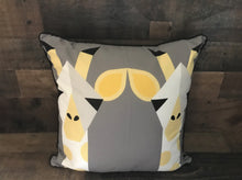 TWINSIES! TWO BABY GIRAFFES THROW PILLOW (DESIGNER)