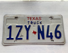 VINTAGE LICENSE PLATE:  TEXAS TRUCK--LET'S ROLL!