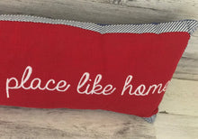 "THERE'S NO PLACE LIKE HOME" VERY SPECIAL, LONG LUMBAR-STYLE THROW PILLOW