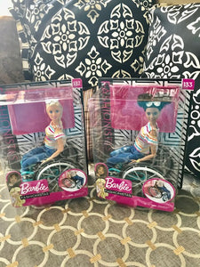 LET'S GO! BEAUTIFUL BARBIE WITH HER WHEELCHAIR