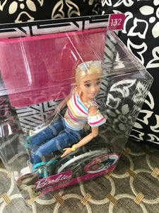 LET'S GO! BEAUTIFUL BARBIE WITH HER WHEELCHAIR