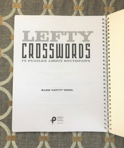 JUST-FOR-LEFTIES SO COOL! LEFT-HANDED CROSSWORDS SPIRAL-BOUND BOOK--MADE JUST RIGHT FOR ALL LEFTIES