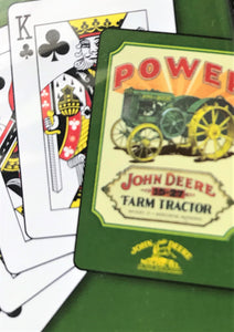 VINTAGE-MODEL TRACTOR PLAYING CARDS (JOHN DEERE-LICENSED AND PERFECT FOR YOUR COUNTRY FAMILY/FRIENDS)