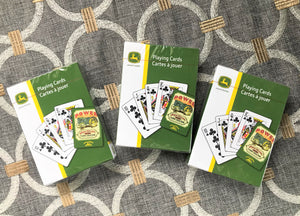 VINTAGE-MODEL TRACTOR PLAYING CARDS (JOHN DEERE-LICENSED AND PERFECT FOR YOUR COUNTRY FAMILY/FRIENDS)