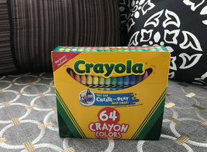 "THE BIG BOX!" CRAYOLA 64-CRAYONS CLASSIC BOX