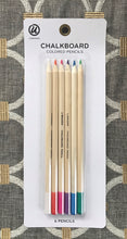 SET OF 6 CHALKBOARD PENCILS