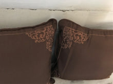 WHO'S READY FOR FALL AND THANKSGIVING? VERY SPECIAL, RUST-BROWN THROW PILLOW WITH FANCY-TRIMMED CORNERS