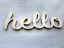 JUST A LITTLE "HELLO" SIGN--SIMPLE AND SWEET DECOR