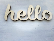 JUST A LITTLE "HELLO" SIGN--SIMPLE AND SWEET DECOR