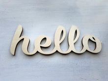 JUST A LITTLE "HELLO" SIGN--SIMPLE AND SWEET DECOR