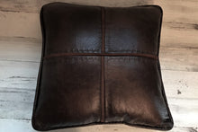 BOOM! THE MOST GORGEOUS LEATHER THROW PILLOW!