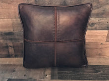 BOOM! THE MOST GORGEOUS LEATHER THROW PILLOW!