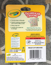 CRAYOLA NON-ROLL TRIANGULAR SET OF CRAYONS (PERFECT FOR LITTLE ONES)