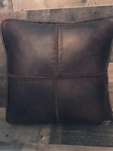 BOOM! THE MOST GORGEOUS LEATHER THROW PILLOW!