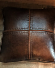 BOOM! THE MOST GORGEOUS LEATHER THROW PILLOW!