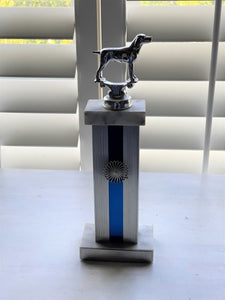 VINTAGE DOG TROPHY--SUCH OLD-SCHOOL BEAUTY AND QUALITY